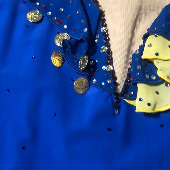 Custom made Skating/Dance/Gymnastics Costume - Picture 3 of 4